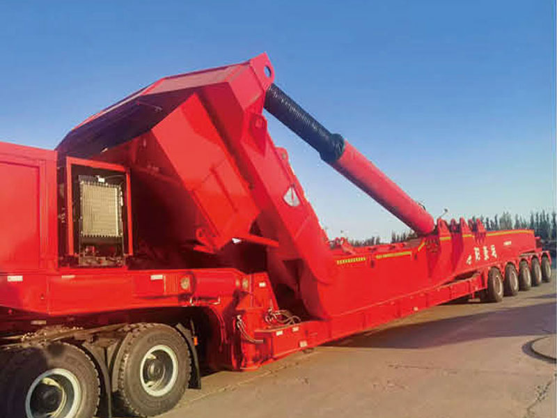 風(fēng)電葉片轉(zhuǎn)運工裝車 上推式3