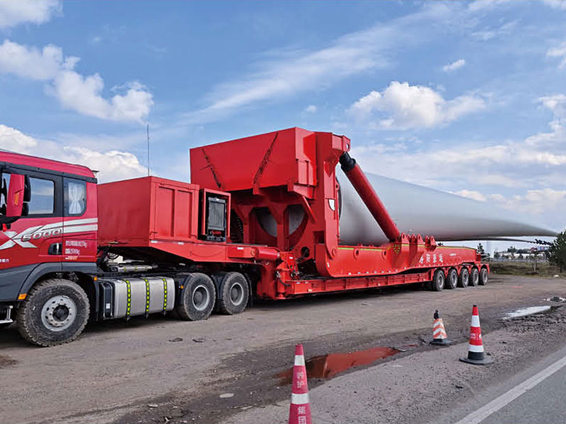 風(fēng)電葉片轉(zhuǎn)運(yùn)工裝車(chē) 上推式