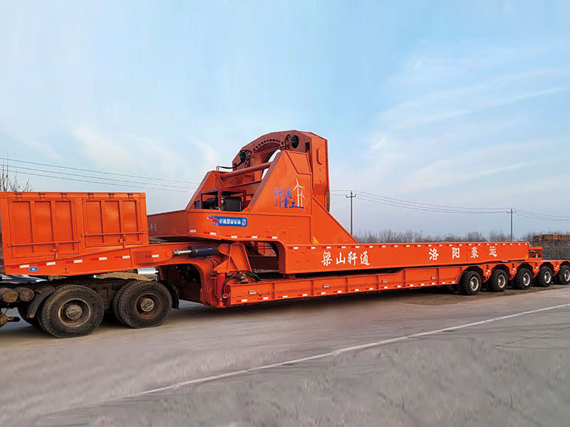 風電葉片轉(zhuǎn)運工裝車 平推式5