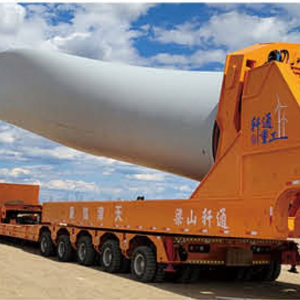 風(fēng)電葉片轉(zhuǎn)運工裝車 平推式