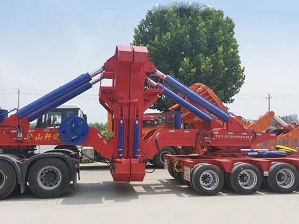 自動(dòng)裝卸式塔筒運(yùn)輸專用車