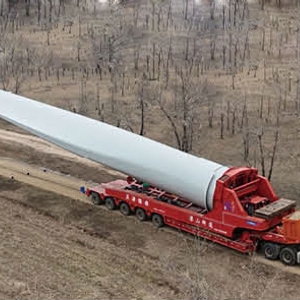 風(fēng)電葉片轉(zhuǎn)運(yùn)工裝車(chē) 平推式